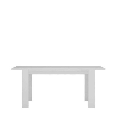 CentrMebel | Стол обеденный раскладной 140/180 NOVI (альпийский белый/альпийский белый супермат) 1