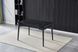 CentrMebel | Стол обеденный раздвижной керамический BONN 130(180)х80 (черный мрамор) 3