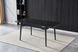 CentrMebel | Стол обеденный раздвижной керамический BONN 130(180)х80 (черный мрамор) 3
