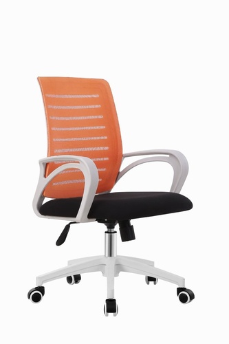 CentrMebel | Крісло офісне для персоналу POLO (помаранчевий) 1