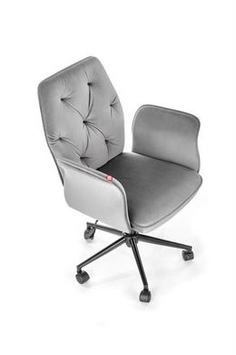 CentrMebel | Кресло офисное для персонала TULIP (серый/черный) 4