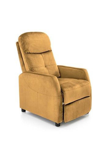 CentrMebel | Кресло для отдыха FELIPE 2 раскладное (горчичный/венге) 1