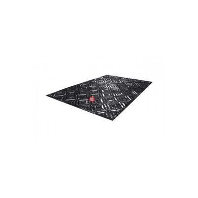 CentrMebel | Килим Spark 410 black/silver 160х230 (чорний; сірий) 4