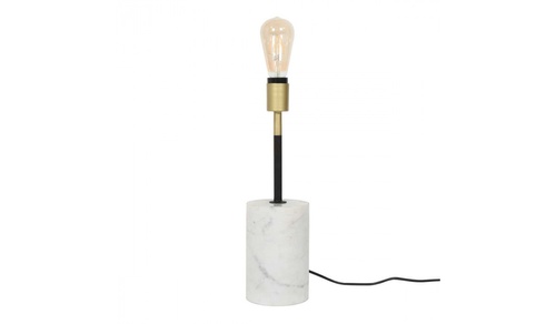 CentrMebel | Настільна лампа Pit MK287 White/Brass/Black 1