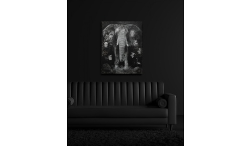 Картина Elephant Black/Grey 75х100 cm (чорний)