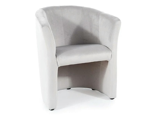 CentrMebel | Кресло для отдыха TM-1 VELVET (светло-серый) 1