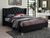 CentrMebel | Ліжко двоспальне ASPEN VELVET 160x200 (чорний) 1