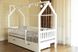 CentrMebel | Кровать дом "Викки New" (белый) с ящиками и защитной перегородкой 10