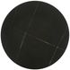 CentrMebel | Журнальний стіл круглий з кварцевого агломерата VERDE (чорний мармур) 2