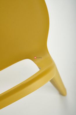 CentrMebel | Стілець пластиковий K-491 (жовтий) 8
