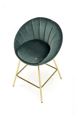 CentrMebel | Барний стілець H112 (темно-зелений) 12