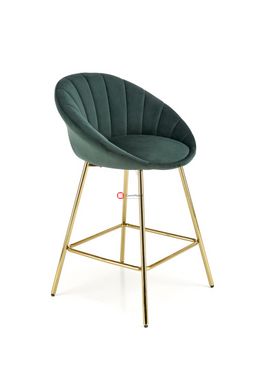 CentrMebel | Барний стілець H112 (темно-зелений) 2