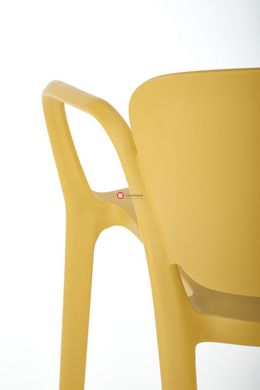 CentrMebel | Стілець пластиковий K-491 (жовтий) 11