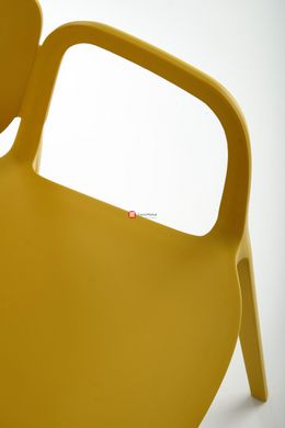 CentrMebel | Стілець пластиковий K-491 (жовтий) 14