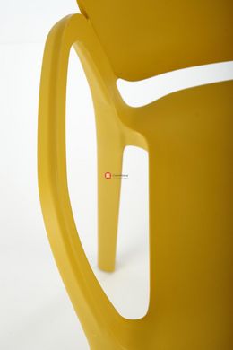CentrMebel | Стілець пластиковий K-491 (жовтий) 13