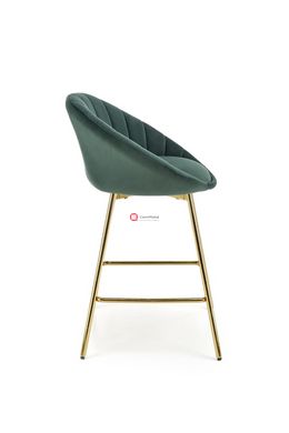 CentrMebel | Барний стілець H112 (темно-зелений) 3