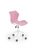 CentrMebel | Офисное кресло MATRIX 3 (розовый / белый) 1
