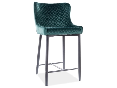 CentrMebel | Барный стул COLIN B H-2 VELVET (зеленый) BLUVEL78 1