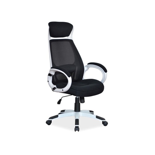 CentrMebel | Крісло офісне Q-409 Чорно / білий 1