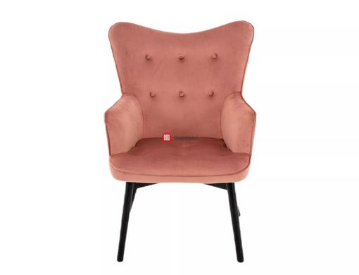 CentrMebel | Кресло для отдыха бархатное Carmen Velvet (розовый) 2