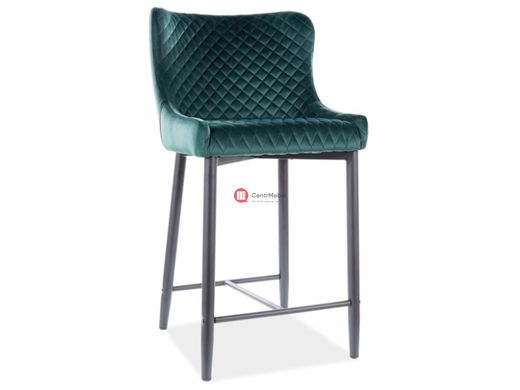 CentrMebel | Барный стул COLIN B H-2 VELVET (зеленый) BLUVEL78 1