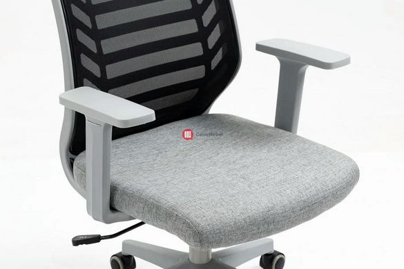CentrMebel | Кресло офисное для персонала Q-320 (серый) 7