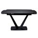 CentrMebel | Elvi Black Marble Стол обеденный керамический 120-180 см (чёрный) 7