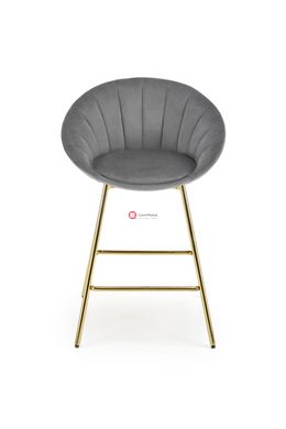 CentrMebel | Барний стілець H112 (сірий) 4
