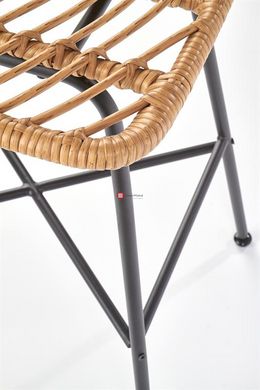 CentrMebel | Барний стілець H97 (натуральний/чорний) 4