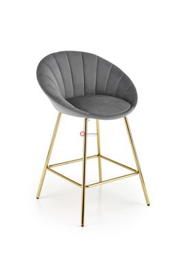 CentrMebel | Барний стілець H112 (сірий) 1