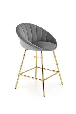 CentrMebel | Барний стілець H112 (сірий) 3