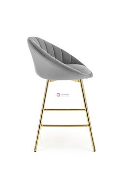 CentrMebel | Барний стілець H112 (сірий) 2