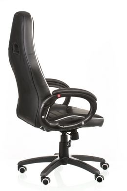 CentrMebel | Кресло геймерское офисное/геймерское Ariеs black,Teсhnostyle, Черный 6