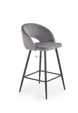 CentrMebel | Барний стілець H-96 (сірий) 1