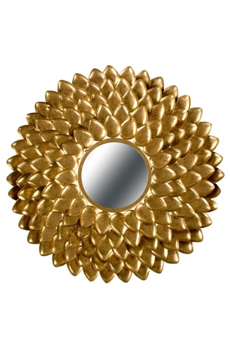 CentrMebel | Настенное зеркало Susie SM190 Gold (золотой) 92 1