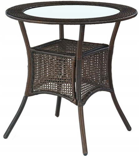 CentrMebel | Стол садовий Midas (коричневый) без стульев 1