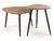 CentrMebel | Журнальний столик дерев'яний з металом (комплект) TWIN (Дуб артизан/Чорний) 1