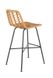 CentrMebel | Барний стілець H97 (натуральний/чорний) 12
