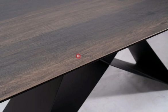 CentrMebel | Стол обеденный раскладной керамический WESTIN CERAMIC 160240х90 коричневый 6