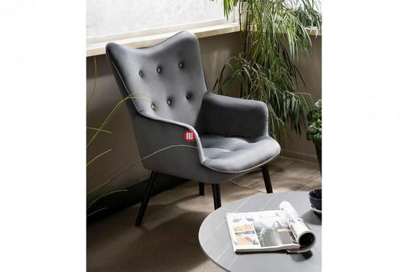 CentrMebel | Кресло для отдыха CARMEN VELVET (серый) 4