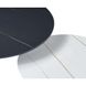 CentrMebel | Комплект журнальних столів круглих керамічних KORA A Чорний мармур + Білий иармур 11