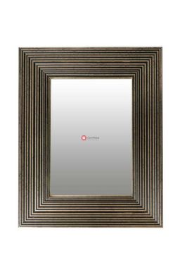 CentrMebel | Настінне дзеркало Oasis S125 Black/Gold (чорний; золотий) 1