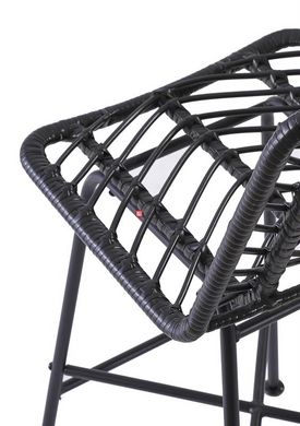 CentrMebel | Барний стілець H97 (чорний) 2
