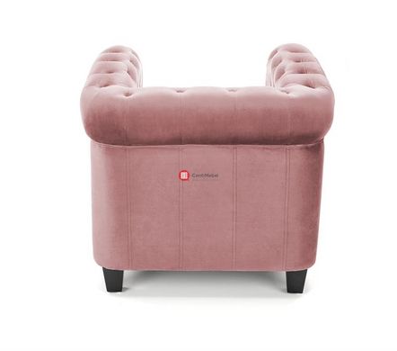 CentrMebel | Крісло для відпочинку ERIKSEN (рожевий/чорний) 3