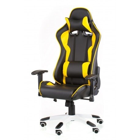 CentrMebel | Крісло геймерське Special4You ExtremeRace black/yellow (E4756) 1