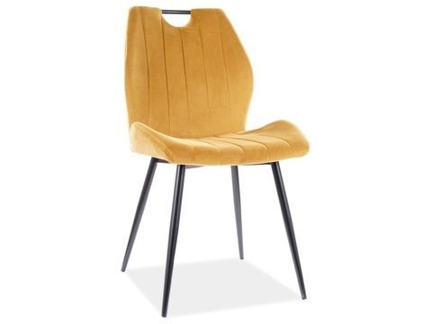 CentrMebel | Стілець обідній ARCO VELVET (карі) BLUVEL 68 1