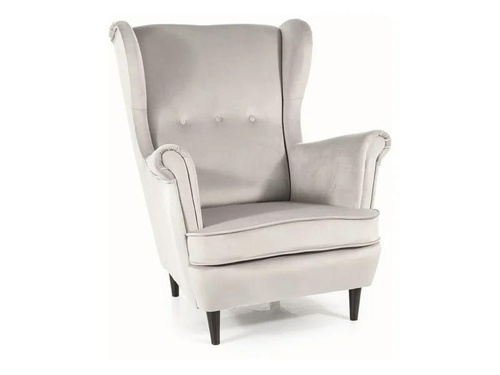 CentrMebel | Кресло для отдыха LORD VELVET (светло-серый) 1