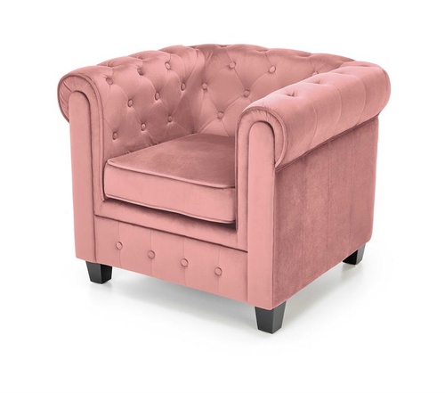 CentrMebel | Кресло для отдыха ERIKSEN (розовый/черный) 1