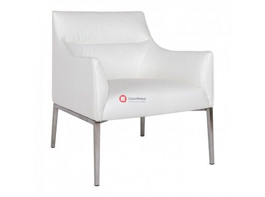 CentrMebel | Лаунж - крісло MERIDA (білий) 1