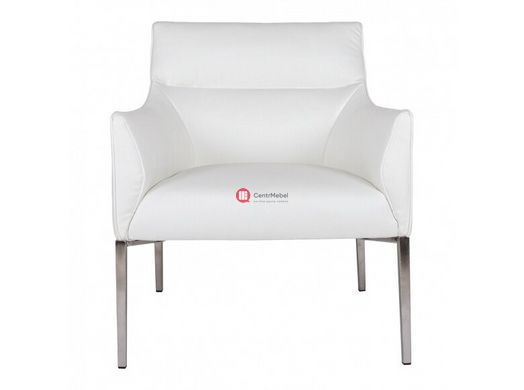 CentrMebel | Лаунж - кресло MERIDA (белый) 2